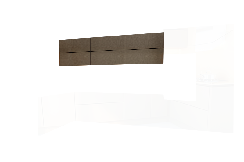 фотография из конструктора Кухни Мила - верхний модуль цвета Лава